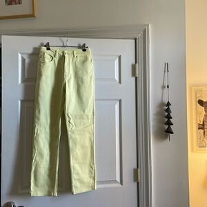 Coperni chartreuse straight leg jeans